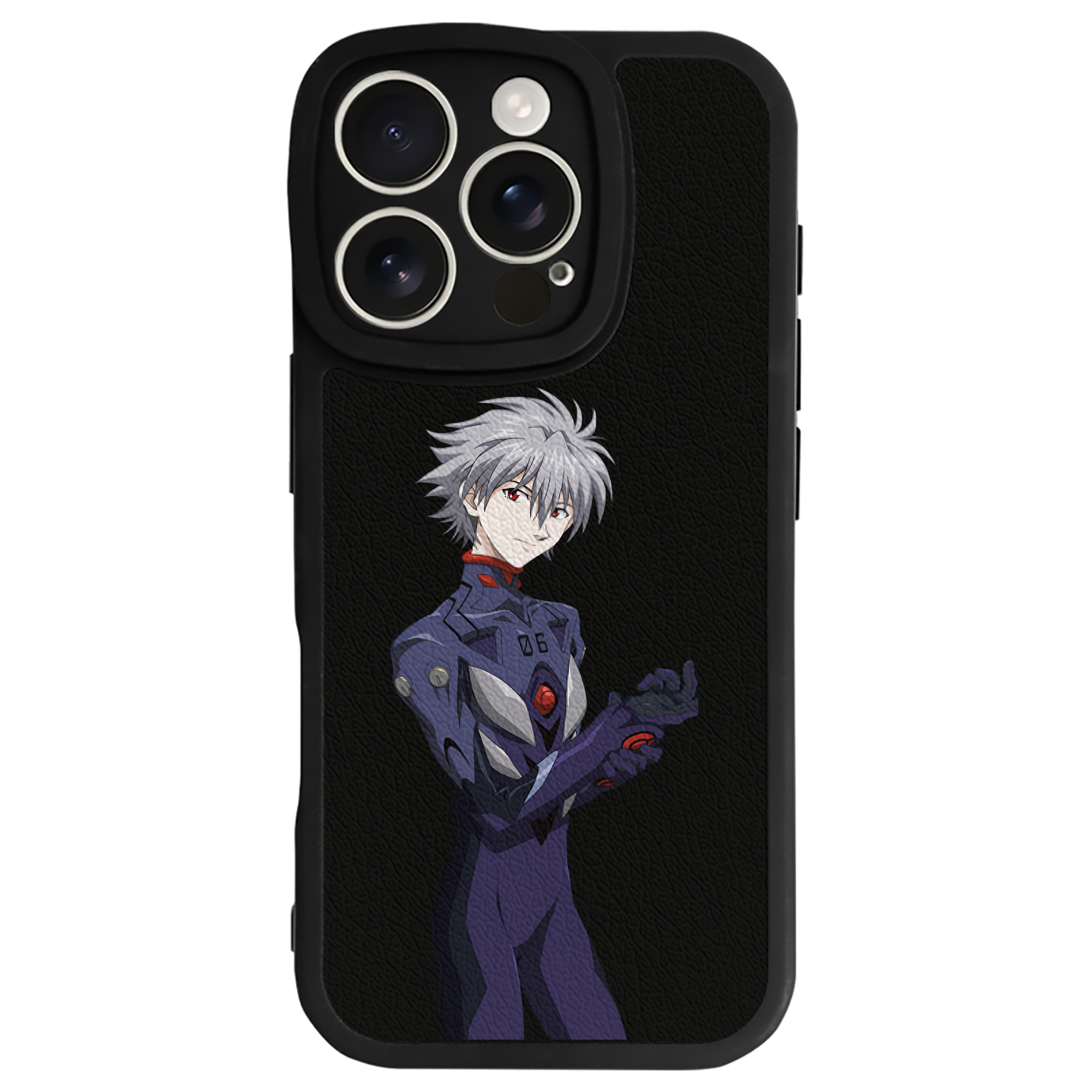 （画像用） EVA 新世紀エヴァンゲリオン 【iPhone 16シリーズ対応】シリコンスマホケース（レザー調） 材質：シリコン